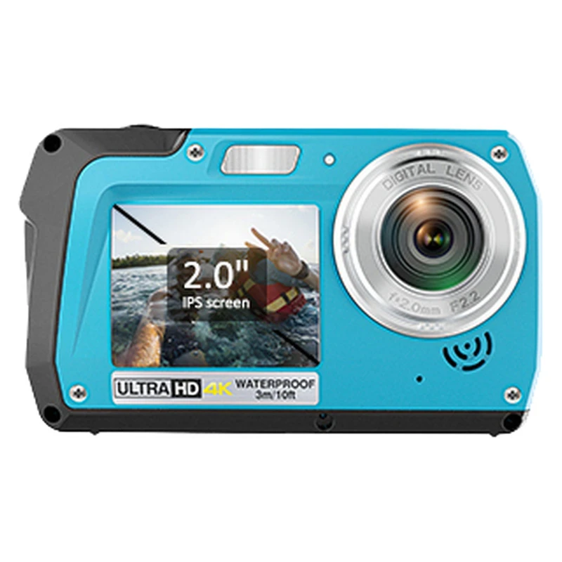 دوربین دیجیتال مدل  ‎ FHD 2.7K 11FT Waterproofبه همراه لنز 48MP 16X  