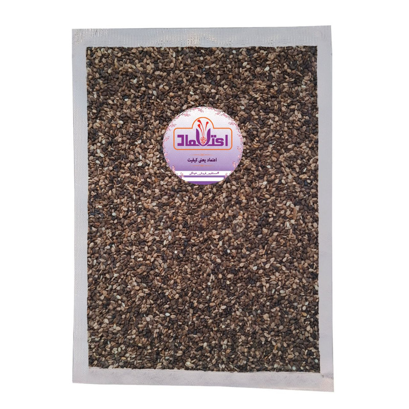 کنجد قهوه ای اعتماد - 500 گرم