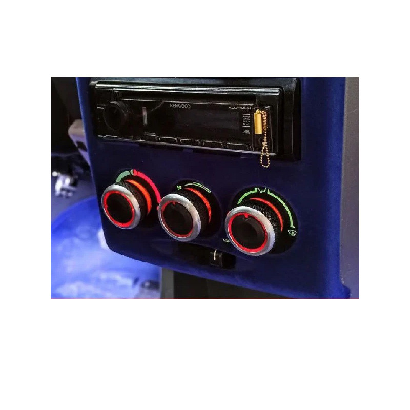 کلید تنظیم بخاری و کولر خودرو کالانیکس مدل VOL-131SPT-10613 طرح اسپرت مناسب برای پراید 131 بسته 3 عددی