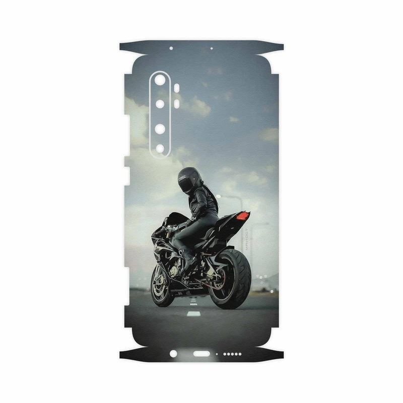 برچسب پوششی ماهوت مدل Motorcycling-FullSkin مناسب برای گوشی موبایل شیائومی Mi Note 10 Lite