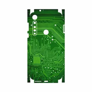 MAHOOT Green Printed Circuit Board-FullSkin Cover Sticker for Motorola One Vision Plus