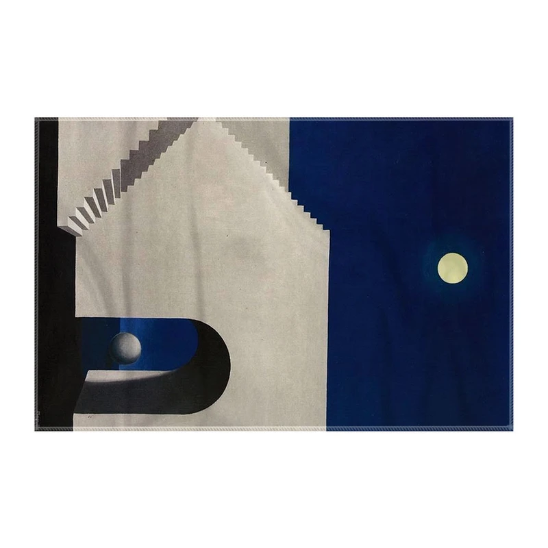 کاغذ کادو ترمه طراحان ایده مدل معماری مهتابی از ماگریت کد art0366