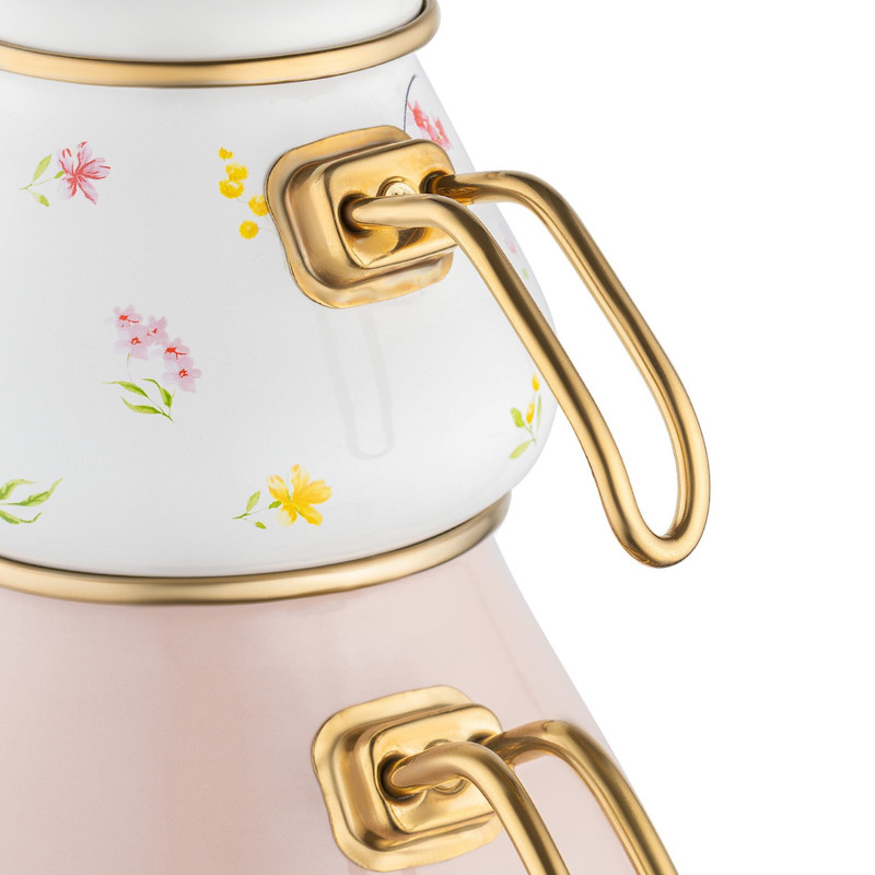 ست کتری و قوری مادام کوکو مدل Marche گنجایش کتری 2,220 لیتر گنجایش قوری 950 میلی لیتر