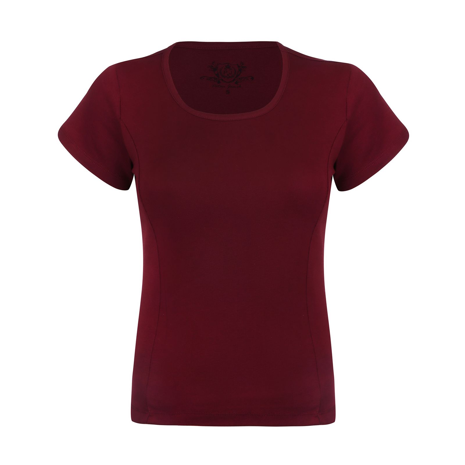 تی شرت آستین کوتاه زنانه پاتن جامه مدل فیانگو 131631020123690 رنگ زرشکی -  - 2