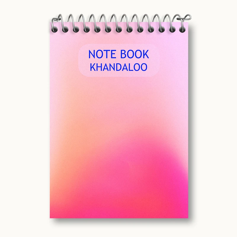 دفتر یادداشت 50 برگ خندالو طرح مینیمال کد N2730
