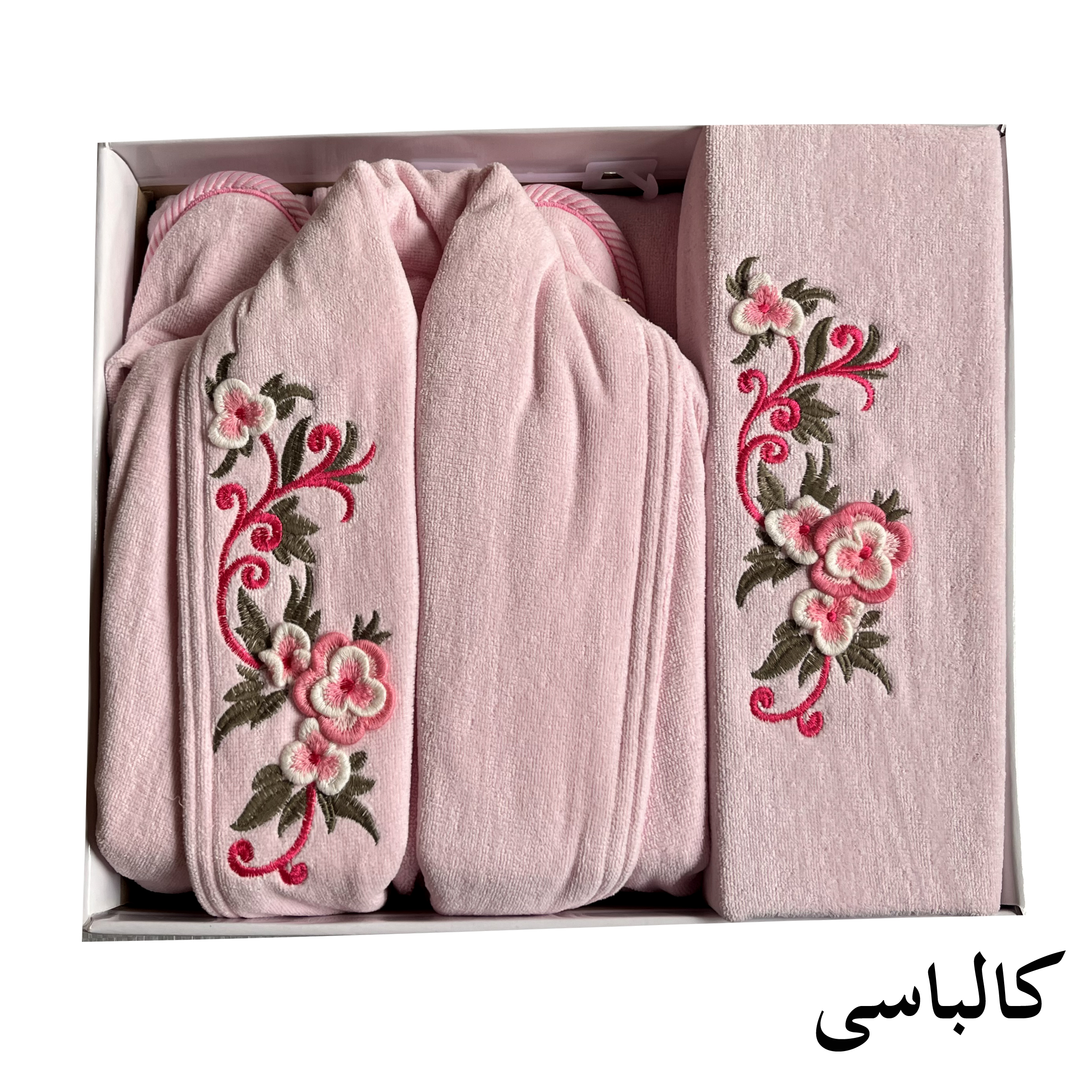سرویس حوله پالتویی 4 تکه طرح ماریبور مدل هنر