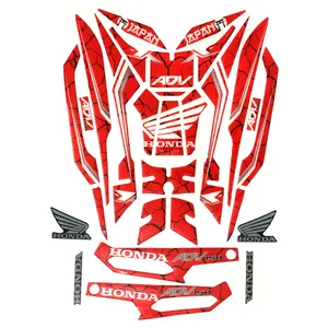برچسب بدنه موتورسیکلت مدل H- ADV-2 مجموعه 25 عددی