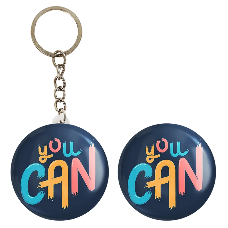 پیکسل خندالو مدل You Can کد 2733 به همراه جاکلیدی