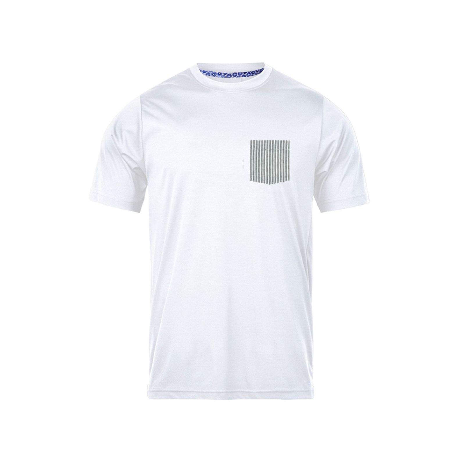 تی شرت آستین کوتاه مردانه رانژ مدل  جیب دار 23RA04 – 405 رنگ سفید