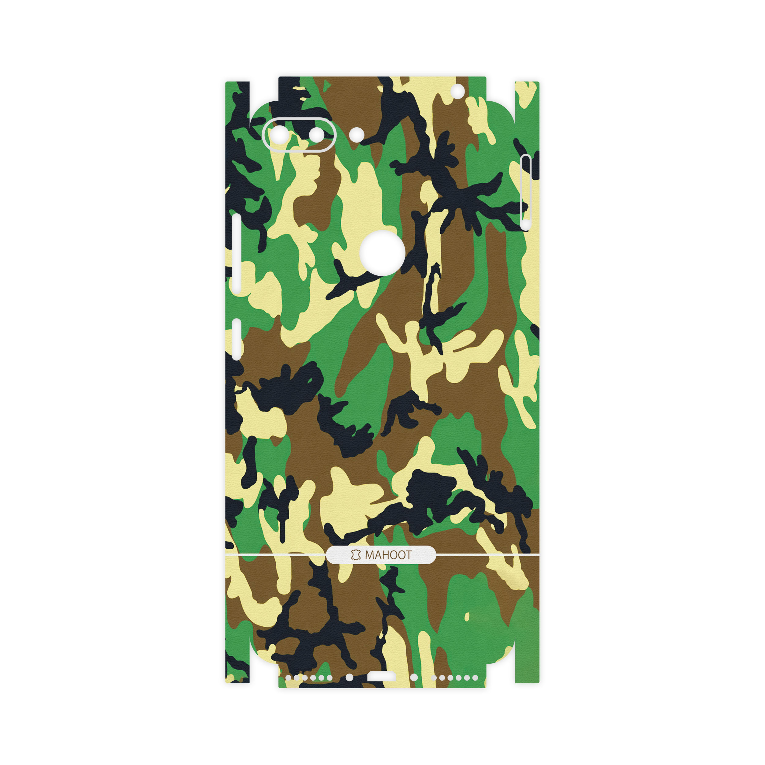 برچسب پوششی ماهوت مدل Army-Green1-Pattern-FullSkin مناسب برای گوشی موبایل جی پلاس T10