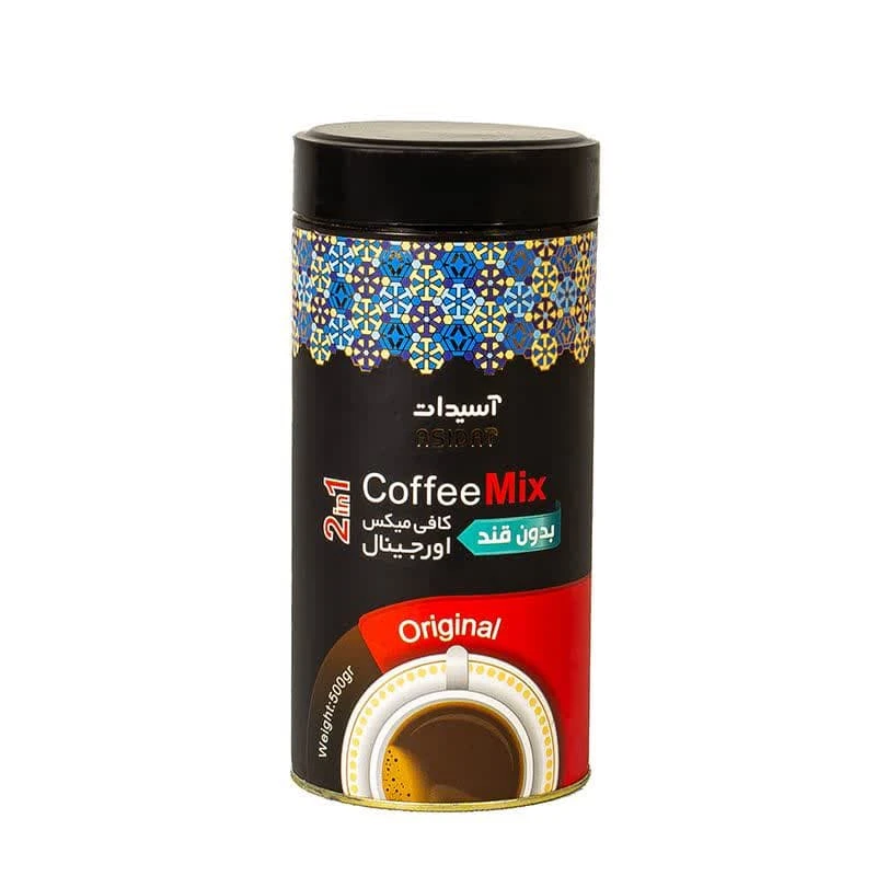 کافی میکس بدون قند 2 در 1 آسیدات - 500 گرم