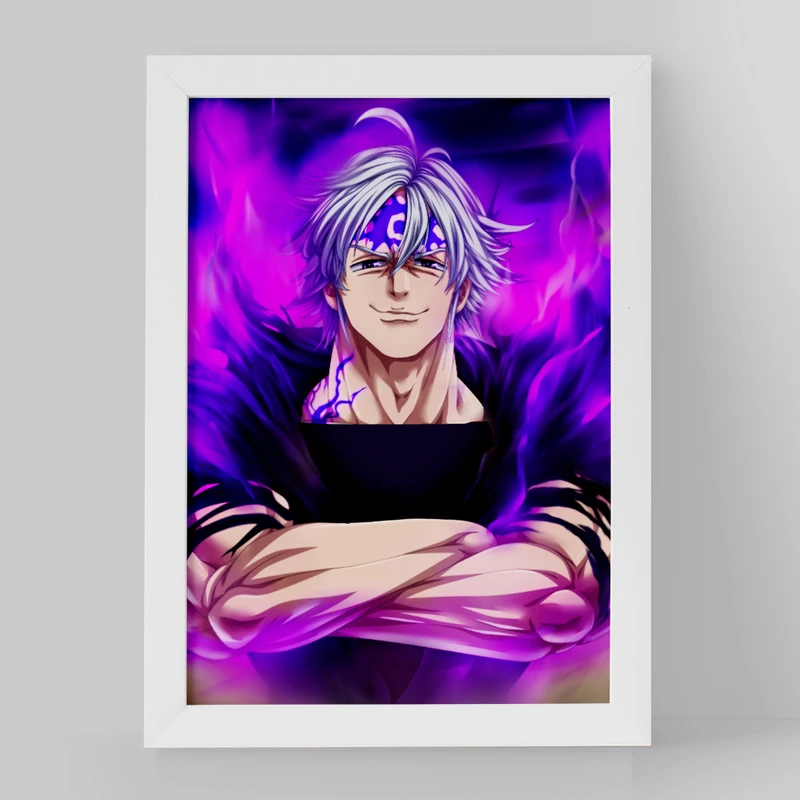 تابلو خندالو مدل استاروسا انیمه هفت گناه کبیره کد 17561