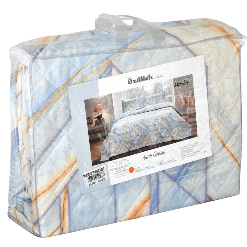 سرویس روتختی ازدیلک مدل Marble یک نفره 2 تکه