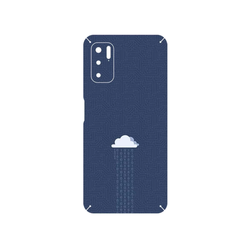 برچسب پوششی ماهوت مدل Minimal Data Cloud مناسب برای گوشی موبایل شیائومی Redmi Note 10 5G