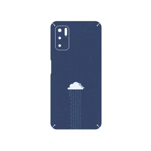 MAHOOT Minimal Data Cloud Cover Sticker for Xiaomi Redmi Note 10 5G
