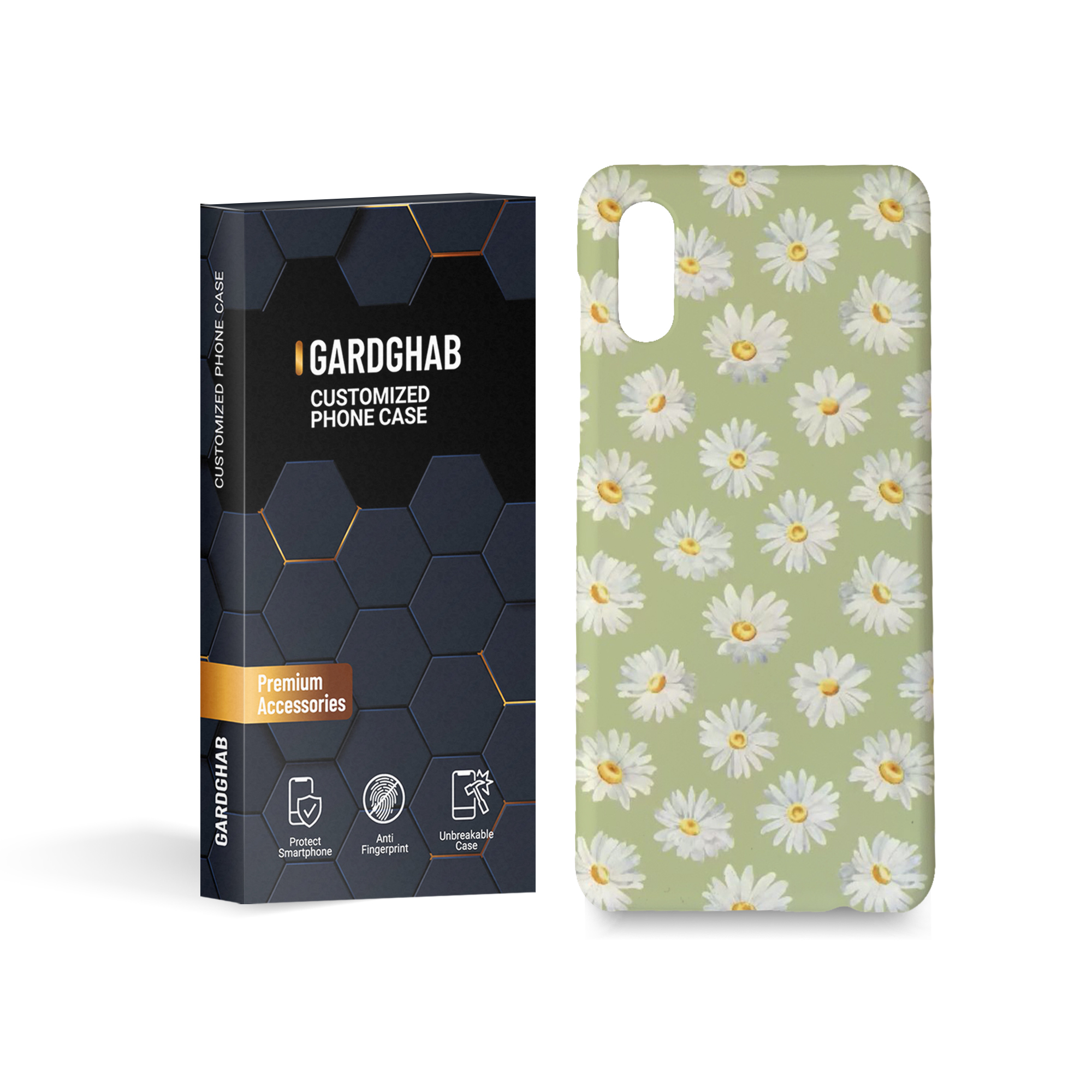 کاور گارد قاب مدل گل مناسب برای گوشی موبایل سامسونگ Galaxy A02