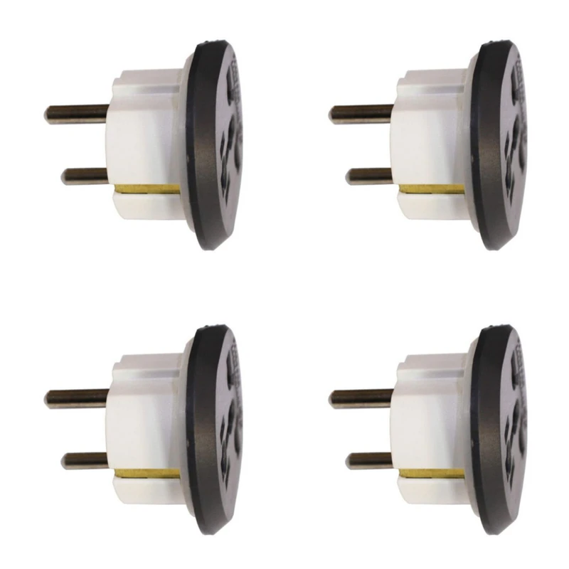 دوشاخه تبدیل برق 3 به 2 بهداد الکتریک مدل 16 آمپر بسته 4 عددی