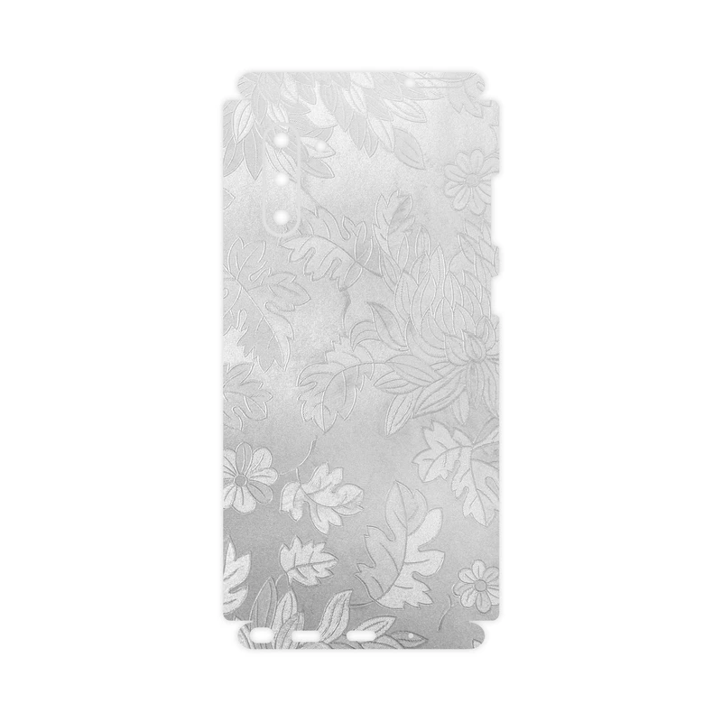 برچسب پوششی ماهوت مدل Full skin-Silver-Wildflower مناسب برای گوشی موبایل سامسونگ Galaxy Note10