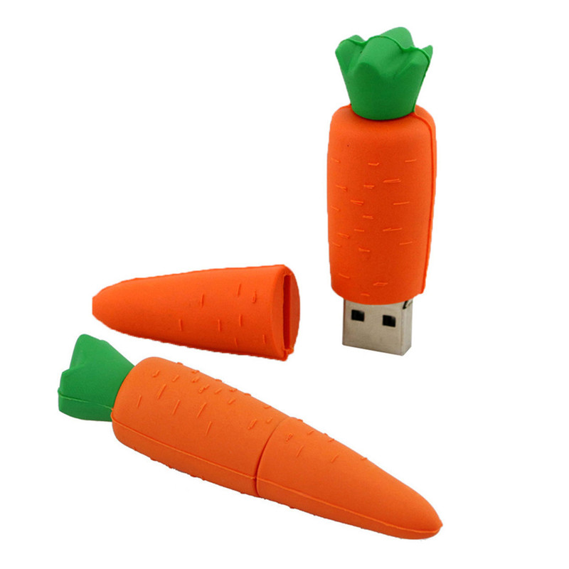 فلش مموری طرح هویج مدل UL-Carrots01 ظرفیت 16 گیگابایت
