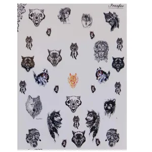 استیکر طراحی ناخن مدل ghorgh