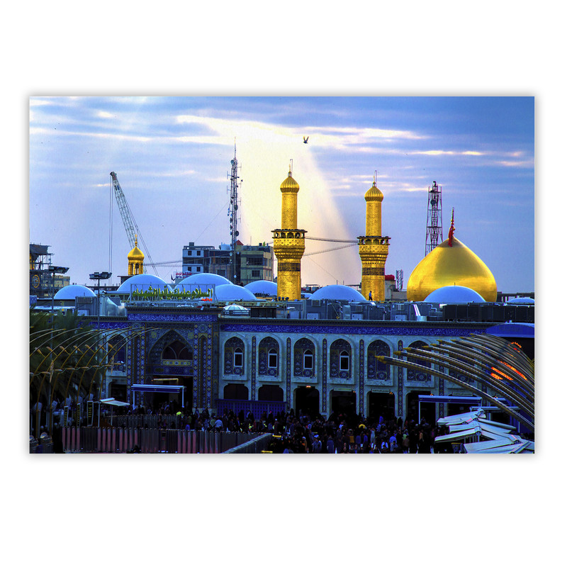 تابلو شاسی مدل حرم مطهر سیدالشهدا امام حسین (ع) کد 41