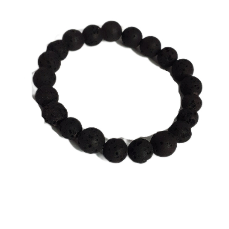 دستبند مدل سنگ آذرخش لاوا