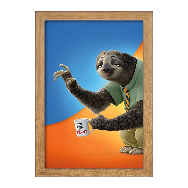 تابلو خندالو مدل زوتوپیا کد F3765