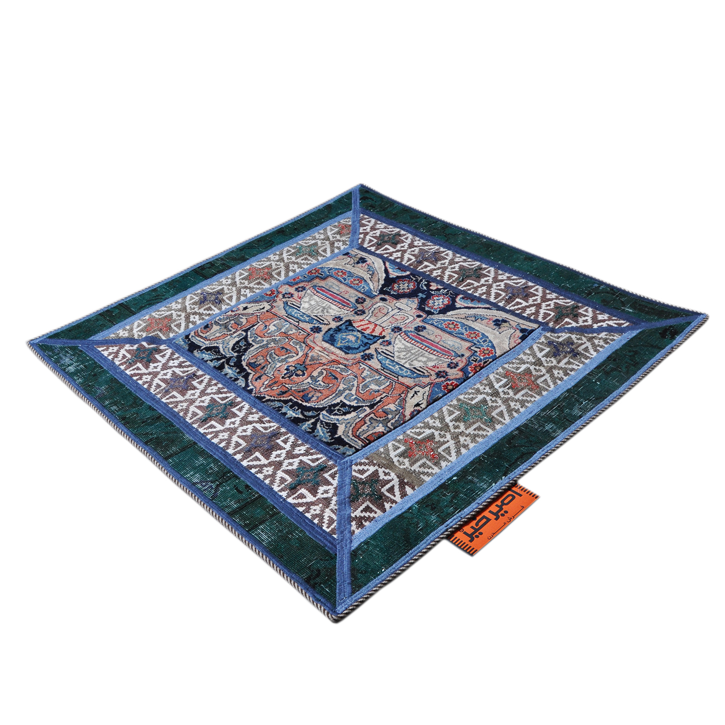 کلاژ فرش دستبافت یک متری امیرخیز کد 993