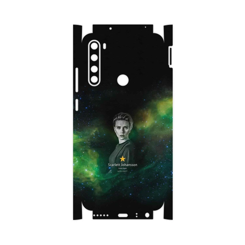 برچسب پوششی ماهوت مدل Scarlett Johansson-FullSkin مناسب برای گوشی موبایل شیائومی Redmi Note 8 2021