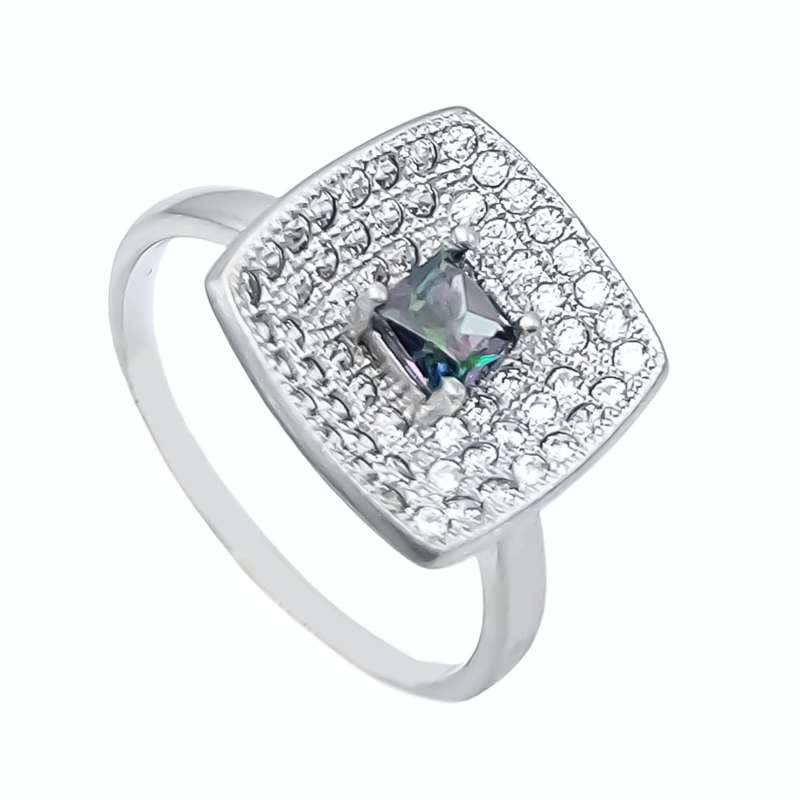 انگشتر نقره زنانه مدل توپاز کد VA3773