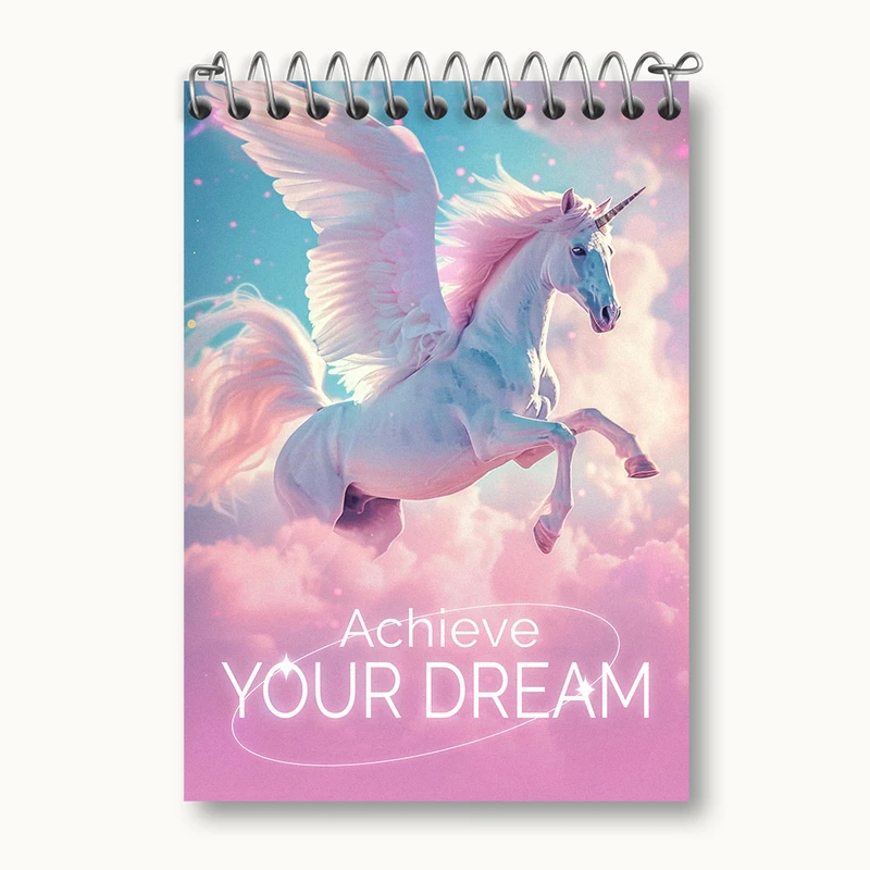 دفتر یادداشت 50 برگ خندالو طرح Achieve Your Dream کد N2351