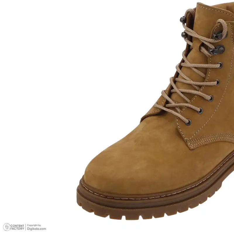 نیم بوت مردانه چرم مشهد مدل j6199-014