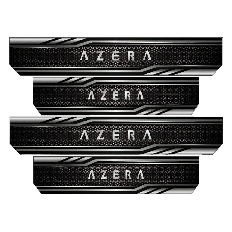 برچسب پارکابی خودرو رایسان کد SP2070 مناسب برای هیوندای آزرا مجموعه 4 عددی