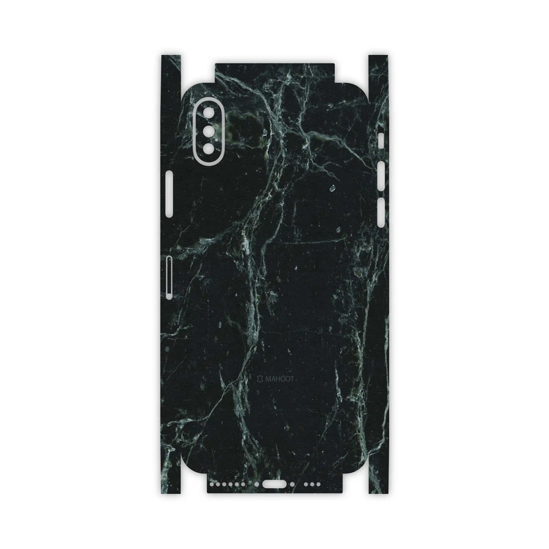 برچسب پوششی ماهوت مدل Graphite-Green-Marble-FullSkin مناسب برای گوشی موبایل اپل iPhone Xs