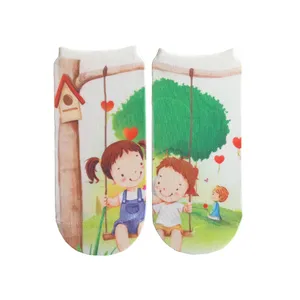 جوراب دخترانه مدل دوستان شاد