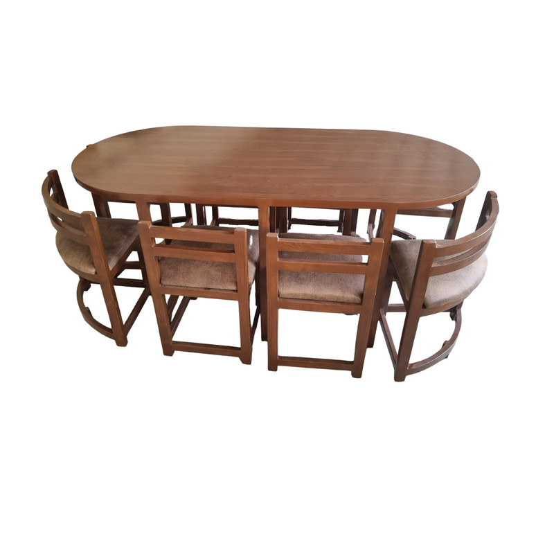 میز و صندلی ناهارخوری 4 نفره گالری چوب آشنایی مدل Ro-714