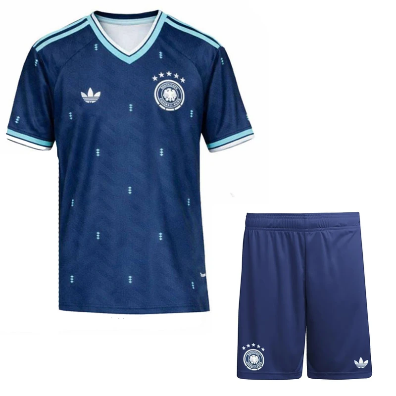 ست تی‌شرت آستین کوتاه و شلوارک ورزشی مردانه مدل آلمان Away 2026