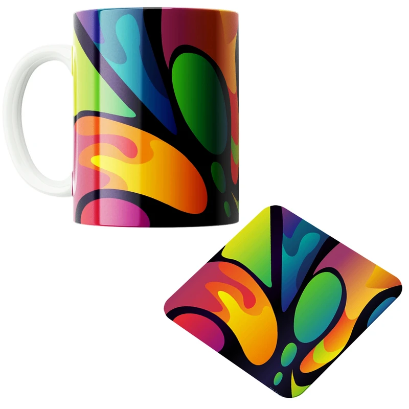 ماگ مدل 2029 کد 56 به همراه زیر لیوانی 