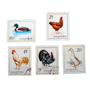 تمبر یادگاری مدل حیوانات کد bc-1509 مجموعه 5 عددی