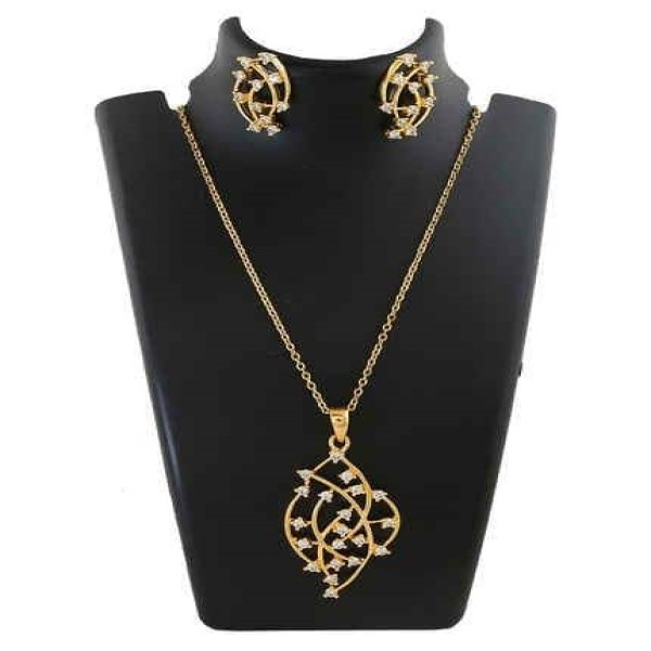  نیم ست طلا 18 عیار زنانه قیراط کد GH642