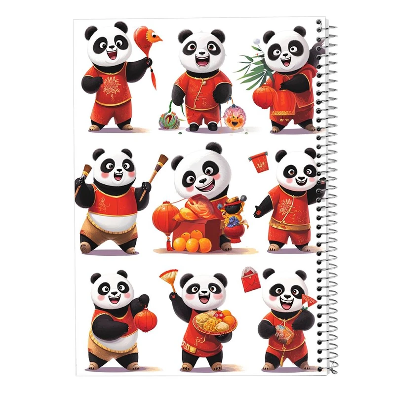 دفتر ژورنال نویسی 50 برگ مدوپد مدل نقطه ای طرح سگ و گربه کد DF17348