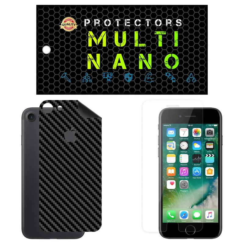 محافظ صفحه نمایش مولتی نانو مدل X-SFC مناسب برای گوشی موبایل اپل iPhone 7 به همراه برچسب پوششی