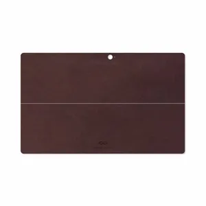 MAHOOT Matte-Dark-Brown-Leather Cover Sticker for Microsoft Surface Pro 2 2013