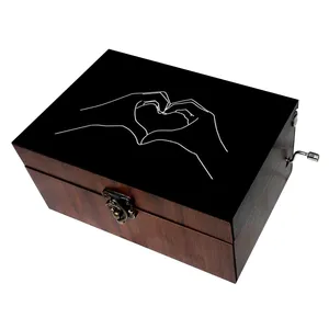 جعبه موزیکال مدل عاشقانه کد B249
