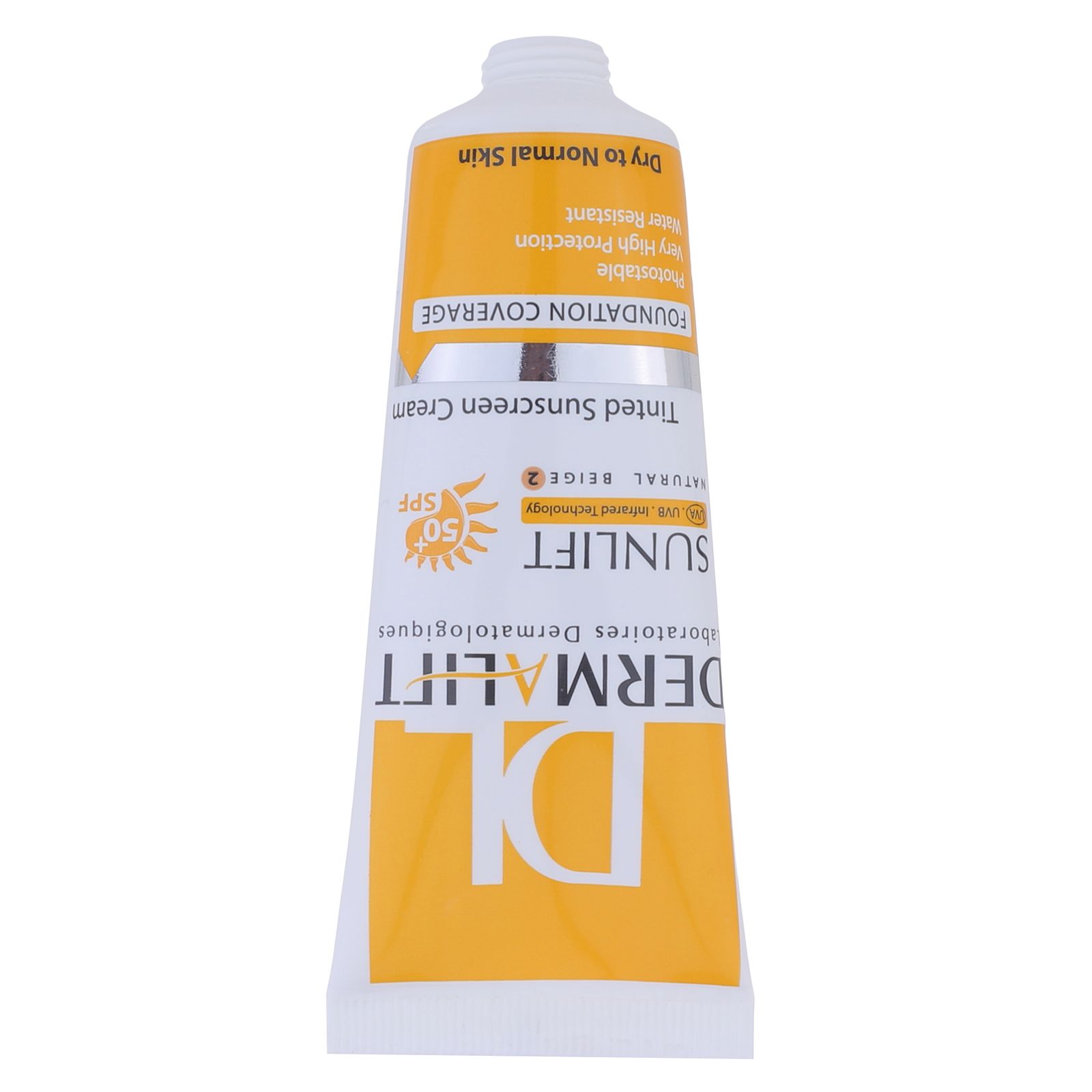 کرم ضدآفتاب درمالیفت مدل SPF50 پوست خشک 2، حجم 40 میلی‌لیتر -  - 4