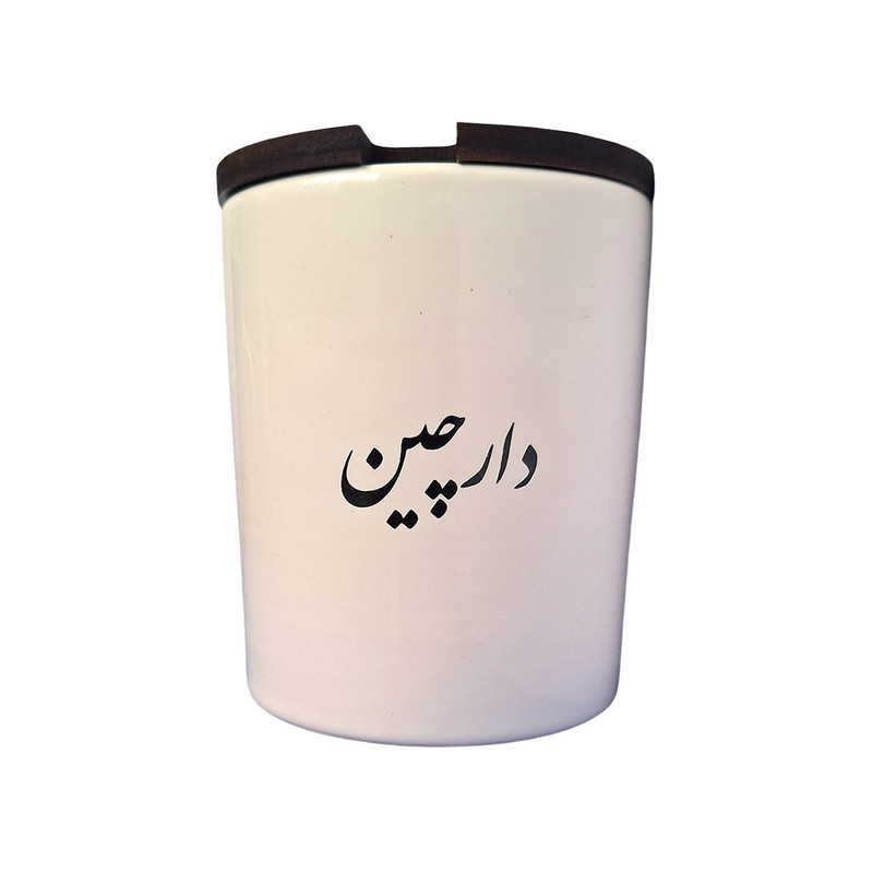 جا ادویه مدل درب چوبی طرح دارچین جا ادویه مدل درب چوبی طرح دارچین