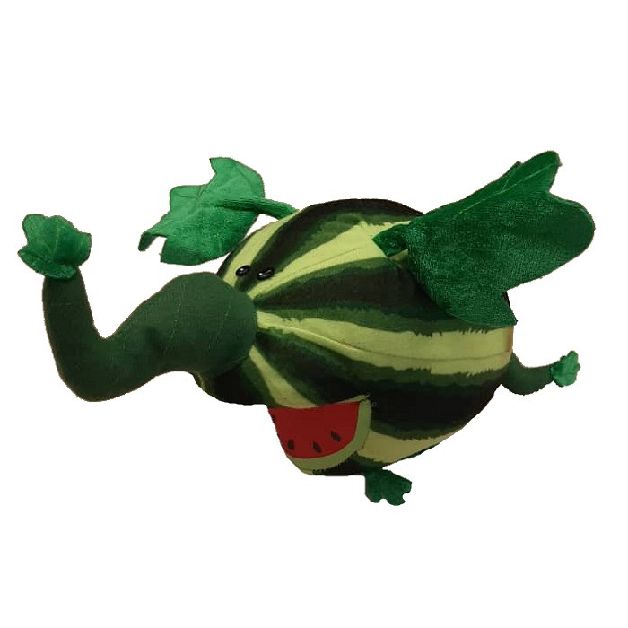 عروسک طرح هندوانه مدل Watermelophant کد 683.4 طول 33 سانتی متر