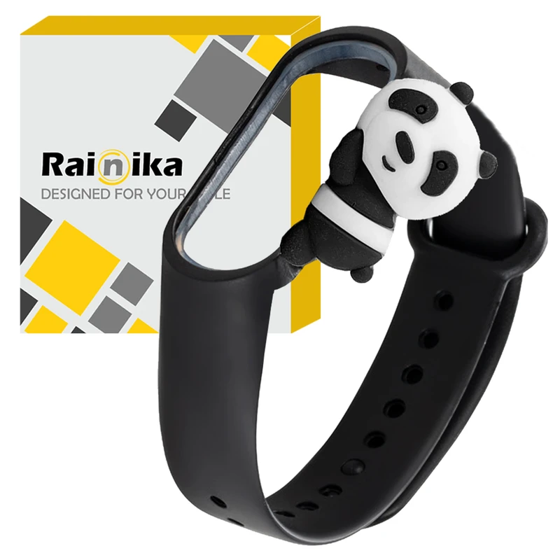 بند رینیکا مدل Panda 33 مناسب برای مچ بند هوشمند شیائومی Mi Band 3