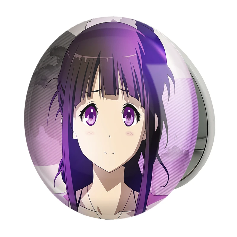 آینه جیبی خندالو طرح چیتاندا انیمه هیوکا Hyouka مدل تاشو کد 17080 