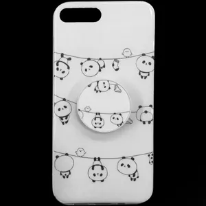 کاور مدل پاندا کد 7P مناسب برای گوشی موبایل اپل iphone 7plus / 8plus به همراه پایه نگهدارنده